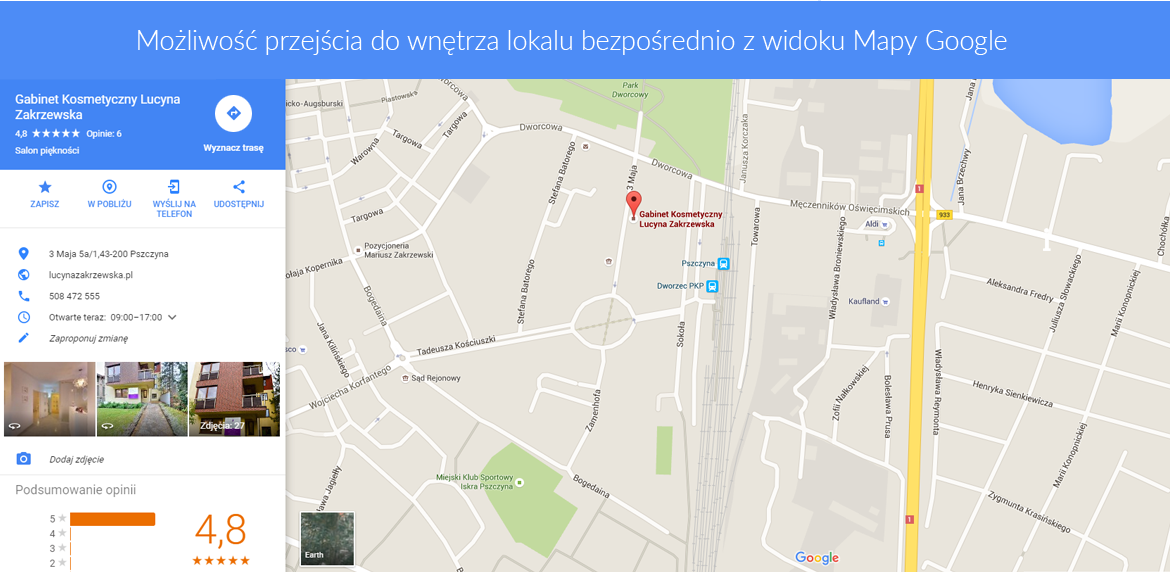 Wirtualny spacer Google